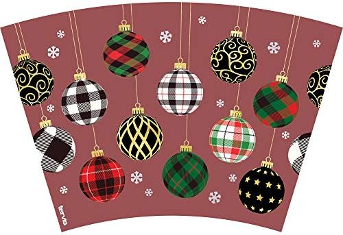 Tervis Christmas Holiday Ornaments Made in USA Double Walled Insulated Tumbler Travel Cup Keeps Drinks Cold & Hot, 24oz, Classic