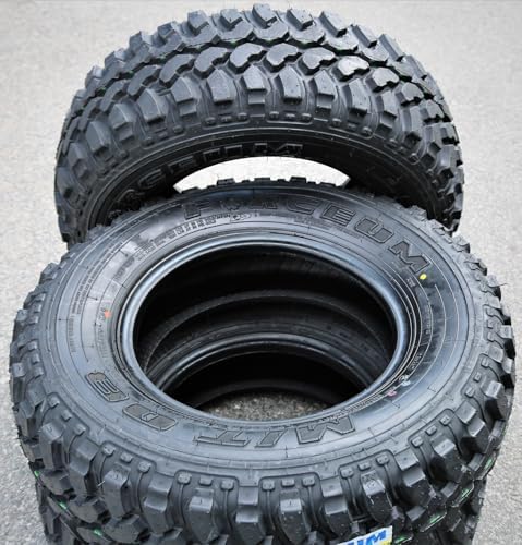 Forceum M/T 08 Mud Off-Road Light Truck Radial Tire-LT235/75R15 235/75/15 235/75-15 104/101Q Load Range C LRC 6-Ply BSW Black Side Wall | Light