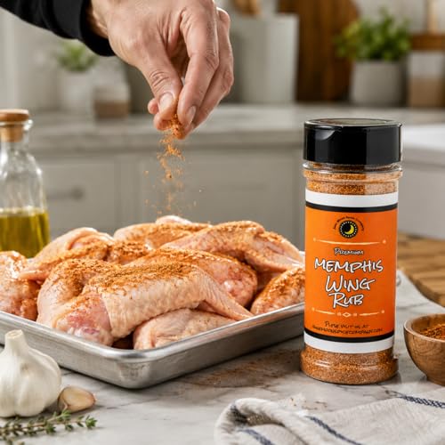 Memphis Chicken Wing Seasoning | Southern Dry Rub | Large Shaker