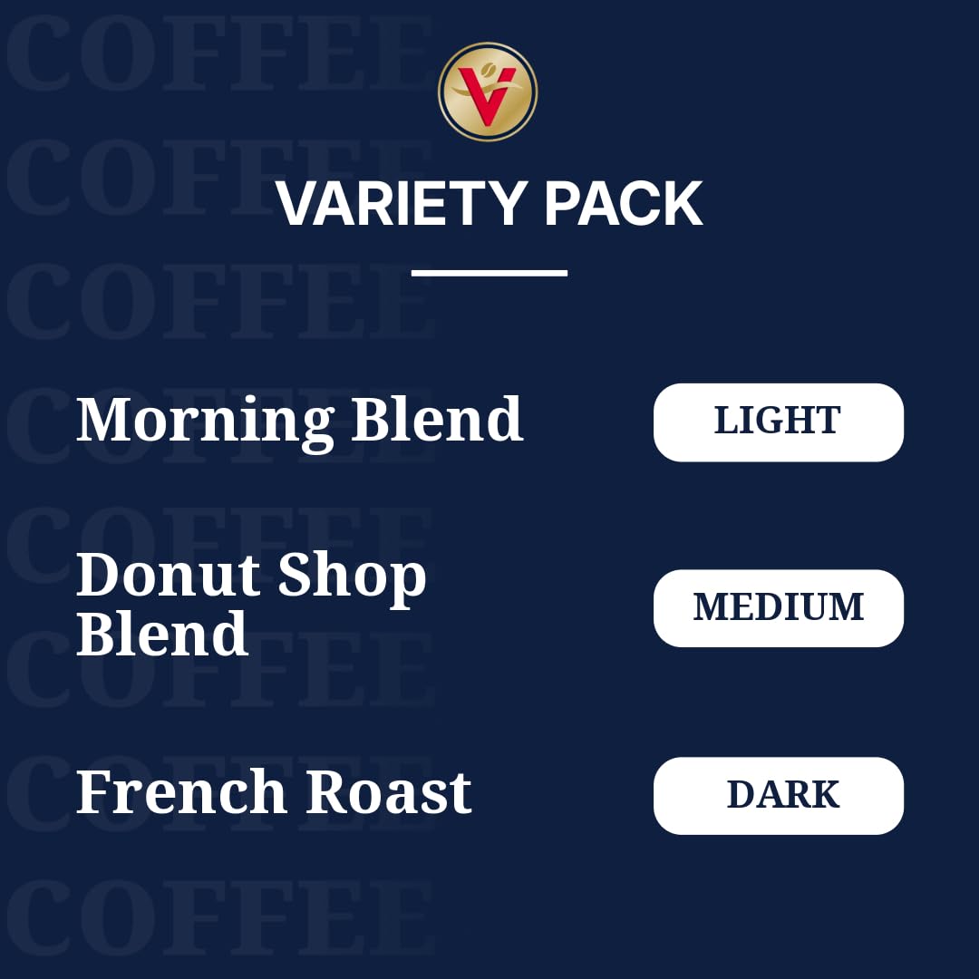 Victor Allen's Coffee Donut Shop Blend, Medium Roast, 80 Count, Single Serve Coffee Pods for Keurig K-Cup Brewers | 100% Arabica beans, Compatible with all K-Cup brewers, Kosher-OU (Pareve), 90-150mg caffeine per serving