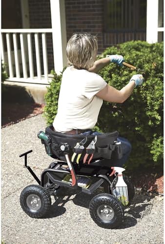 Strongway Deluxe Rolling Garden Seat with Easy Change Turnbars | Yard and acreage maintenance, Lawn and garden use, Durable outdoor operation