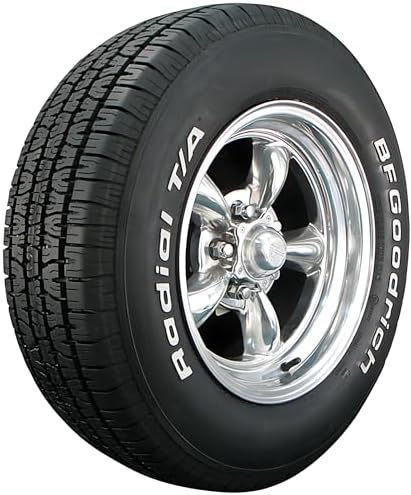 BFGoodrich Radial T/A All Season Car Tire for Passenger Cars, P215/60R14 91S | Passenger Touring All Season Traction 91S Rated Standard Load Radial Construction Raised White Letters Tire