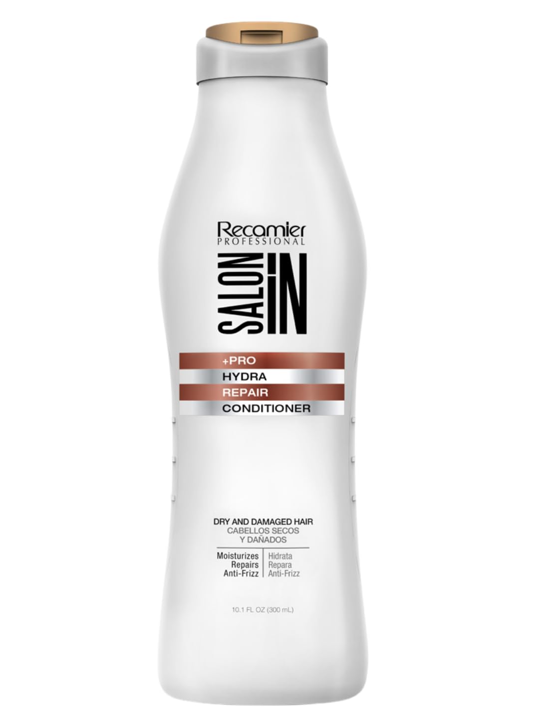 Salon In by Recamier - | Hydra Repair Hair Shampoo | Moisturizing & Strengthening for Dry, Damaged Hair | 10.1.fl.oz / 300 ml