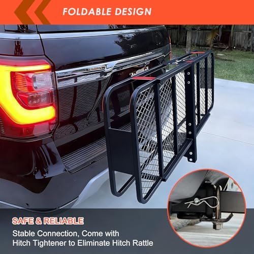 Roof Rack Rooftop Cargo Carrier Basket 65"*39"*6"+Waterproof Bag 20 Cu.Ft. | Roof Basket include Cargo Net with Hooks,Ratchet Straps,Combination Lock|200 Lbs Capacity,Universal Rooftop Large Roof Rack