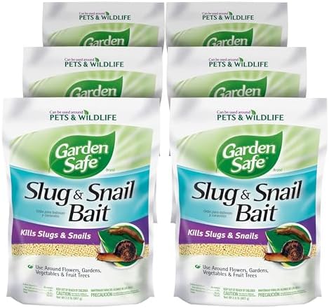 Garden Safe Slug & Snail Bait Granules, Kills Slugs & Snails, 2 Lb | Kills Slugs & Snails, For Lawns, Gardens & Greenhouses, Can Be Used Around Pets & Wildlife, Contains Iron Phosphate