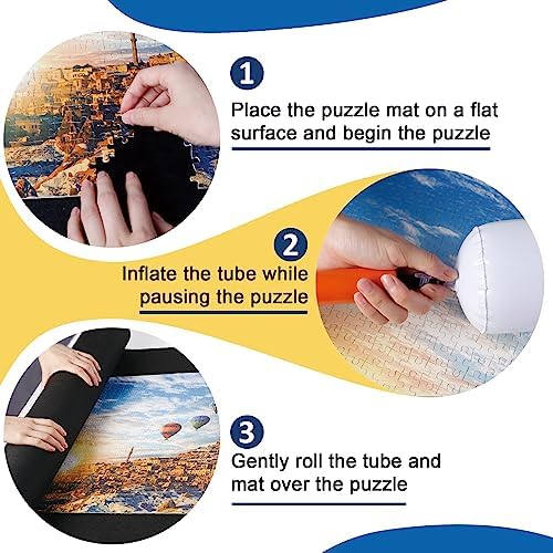 Puzzle Mat Roll Up Puzzles Board for Jigsaw Up to 2000, 1500, 1000