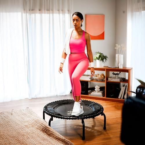 JumpSport 39” Premium Fitness Trampoline for Adults, Model 350i