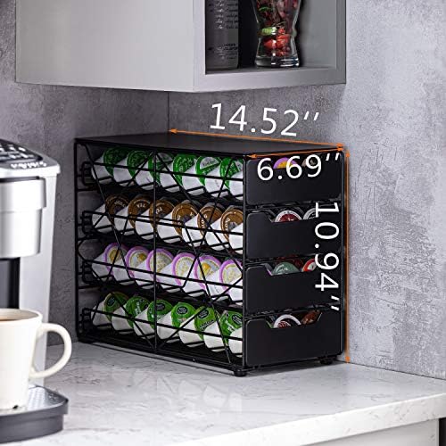 k cup Holders for Counter Small for Keurig k-cup Holder for mr Coffee for Tea (105 pods-5 tiers)