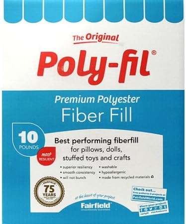 Fairfield PF-10 Poly-Fil Premium Fiber (sdfg, 2 Pack)