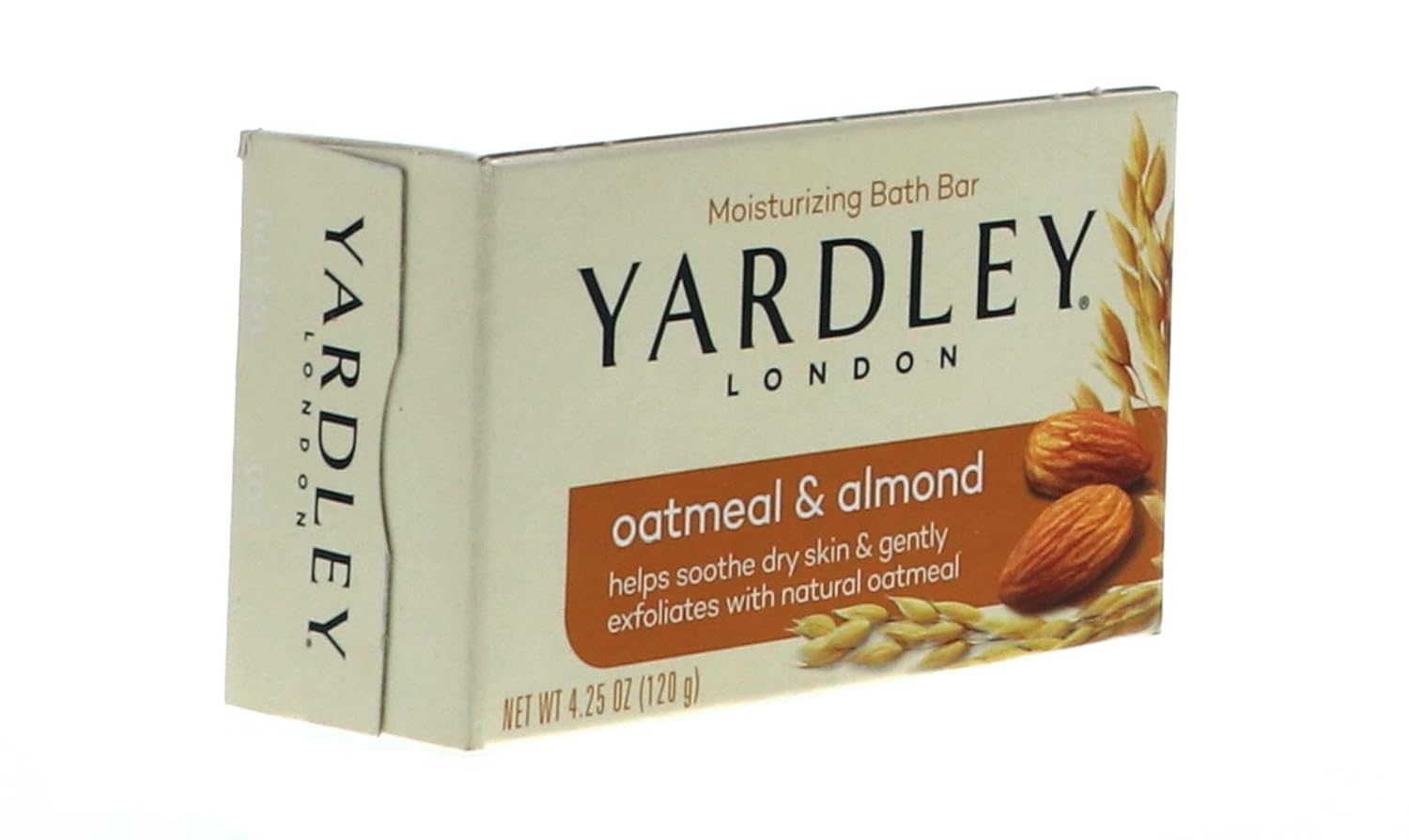 Yardley Oatmeal and Almond Bar Soap, 4.25 Ounce, Set of 3