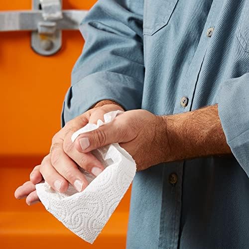 Coastwide Professional Choose-Your-Size Paper Towels, 2-Ply, White, 128 Sheets/Roll, 15 Rolls/Carton