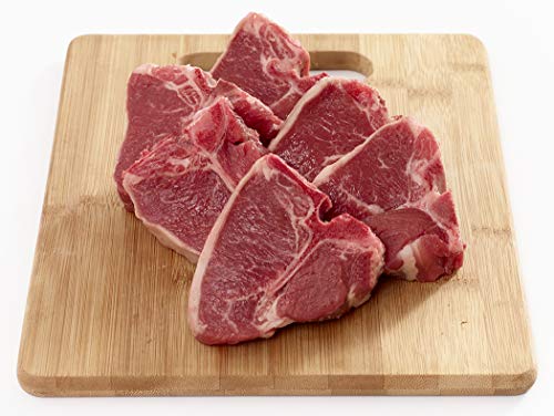 New Zealand Spring Lamb, Fresh New Zealand Lamb Loin Chops, 1 lb