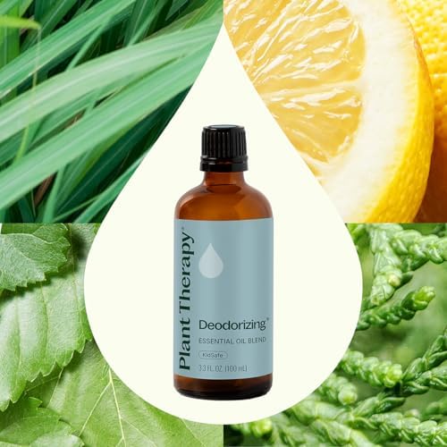 Plant Therapy Deodorizing Essential Oil Blend 10 mL Ideal for Cleaning | Pure Essential Oils, Undiluted, Ideal for Household Cleaning & Deodorizing
