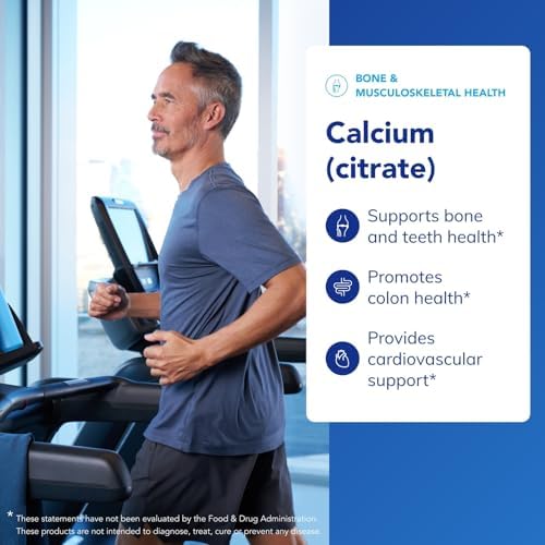 Pure Encapsulations Calcium (Citrate) - Supplement for Bone, Teeth, Colon, and Cardiovascular Health Support* - with Premium Calcium Citrate - 180 Capsules | Supplement for Bone, Teeth, Colon, and Cardiovascular Health Support*, with Premium Calcium Citr…