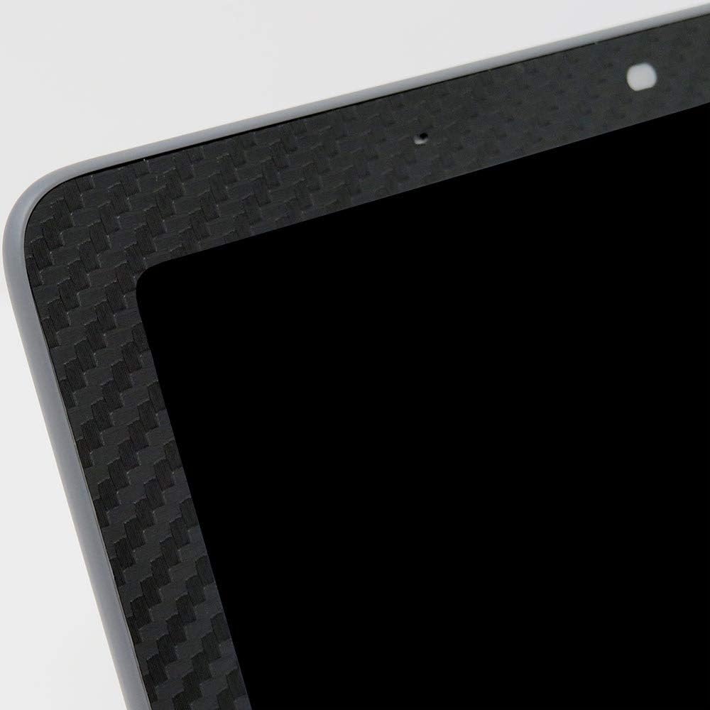 Skin for Google Nest Hub Max 10" | Protective, Durable, and Unique Vinyl Decal Wrap Cover | Made in The USA (Black Carbon Fiber)