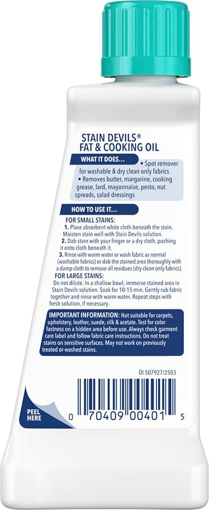 Carbona Liquid Stain Devil Food Clean Up Combo Set | Spot Stain Remover for Clothes