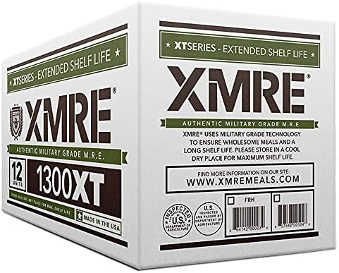XMRE Meals 1300XT - 12 Case with Heaters (Meal Ready to Eat - Military Grade) | camping-freeze-dried-food