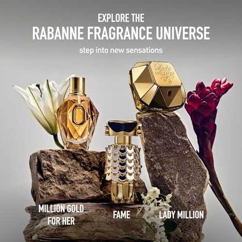 Rabanne Lady Million Eau de Parfum - Long Lasting Floral Woody Perfume for Women with Jasmine, Honey & Patchouli - Women's Designer Fragrance