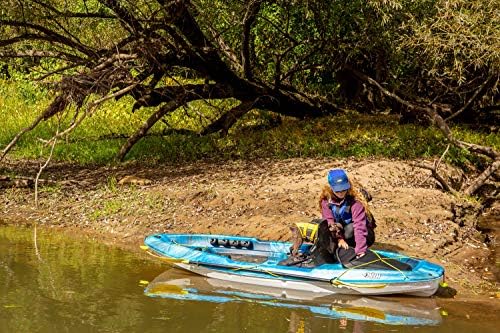 Pelican - Poseidon Paddle - Aluminum Shaft with Reinforced Fiberglass Blades - Lightweight, Adjustable Kayaks Paddles - Perfect for Kayaking Boating