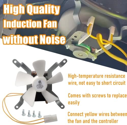 Upgrade Replacement Parts Kit for Pit Boss 3/4/5/7 Series Vertical Pellet Grill Smoker, Include Auger Motor 2.0 RPM, Induction Fan