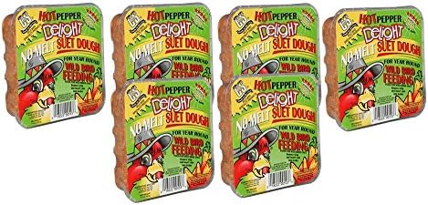 C&S CS12553 11.75 Oz Hot Pepper Delight Wild Bird No Melt Suet Dough