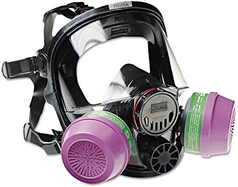 Miller Honeywell Safety Products 760008A Safety Products, 7600 Series Full Facepiece Respirator, Dual Cartridge, Medium/Large