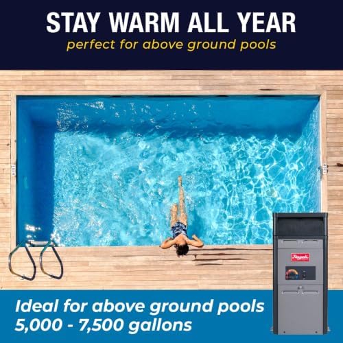 Raypak 105,000 BTU Swimming Pool and Spa Heater - Natural Gas