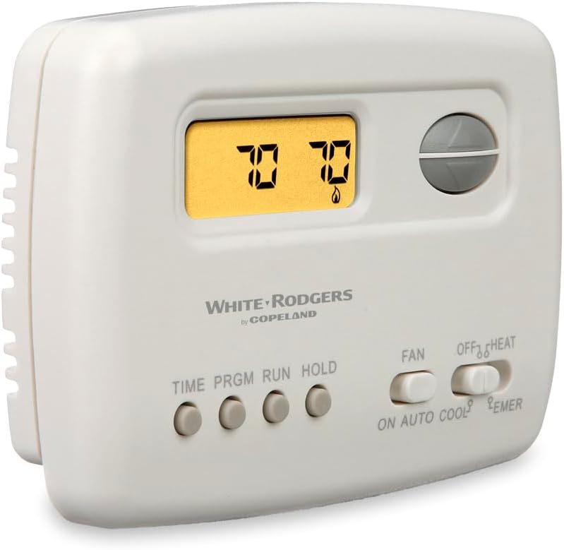 White-Rodgers 70 Series 5-2 Day Digital Programmable Thermostat, 1F72-151