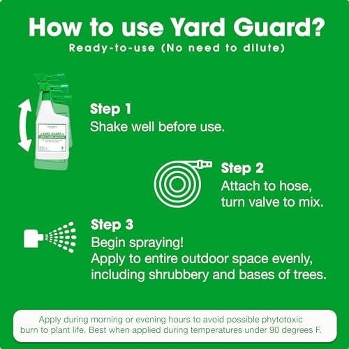 Yard Guard | Non-Toxic, Natural, Ready-to-Use Outdoor Pest Control Spray Safe for Pets & Family | Kills & Repels Fleas, Ticks, Flies, Ants, Mites