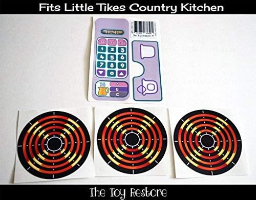 Toy Restore Replacment Stickers Fits Little Tikes Country Kitchen Set