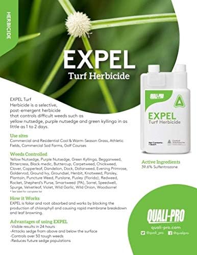 Quali-Pro EXPEL - Herbicide | Controls Tough to Kill Weeds | Compare to Dismiss (32 oz)