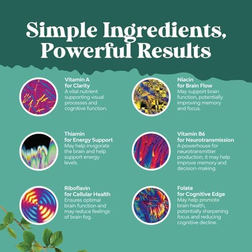 Advanced Brain Supplement for Memory and Focus - Nootropics Brain Support Supplement with Memory and Focus Vitamins for Adults of All Ages - for