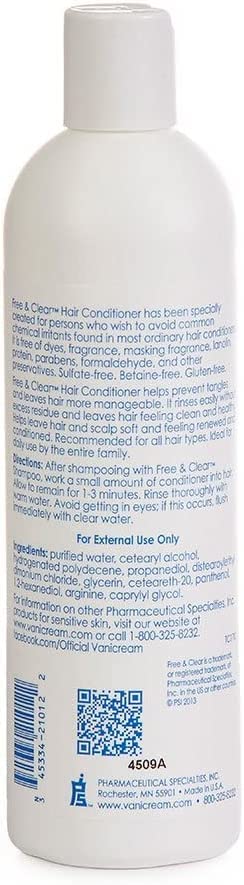 Vanicream Conditioner for Sensitive Skin, Free of Dyes, Fragrance, Lanolin, Parabens and Formaldehyde Releasers, Dermatologist Tested, 12 fl oz (Pack of 3)