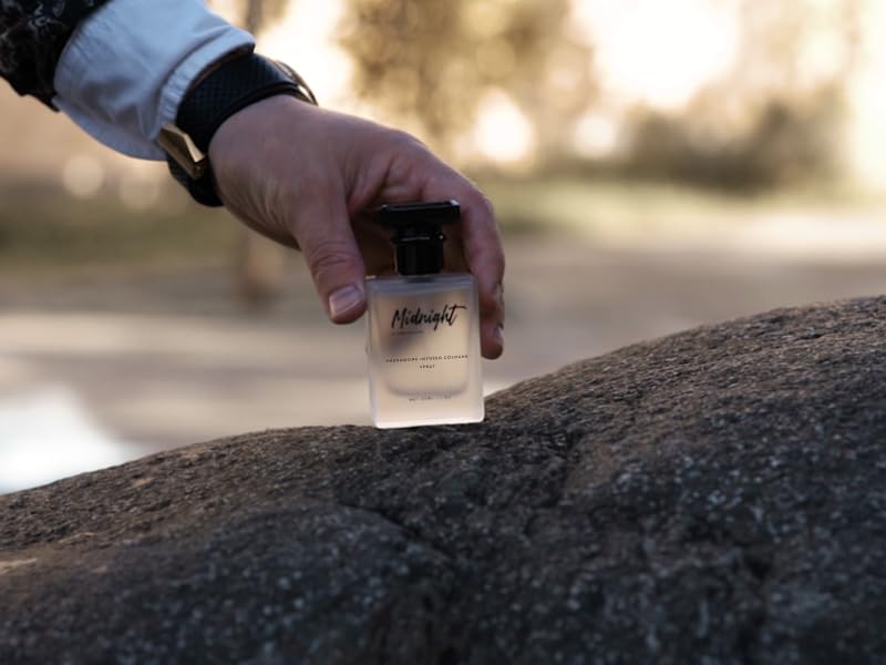 RawChemistry Midnight Pheromone Infused Men's Cologne – Long-Lasting, 1 oz
