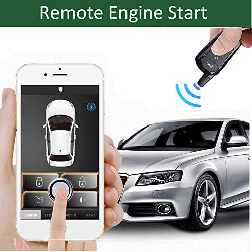 Universal Car Remote Engine Starter Push Engine Start for Car Keyless Entry Lock/Unlock Trunk Release Remote Key or Phone Control Gifts for Man