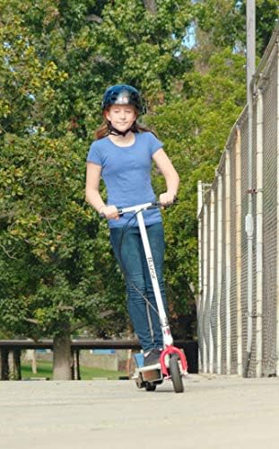 Razor E200 Electric Scooter for Kids Ages 13+ - 8" Pneumatic Tires, 200-Watt Motor, Up to 12 mph and 40 min of Ride Time, for Riders up to 154 lbs