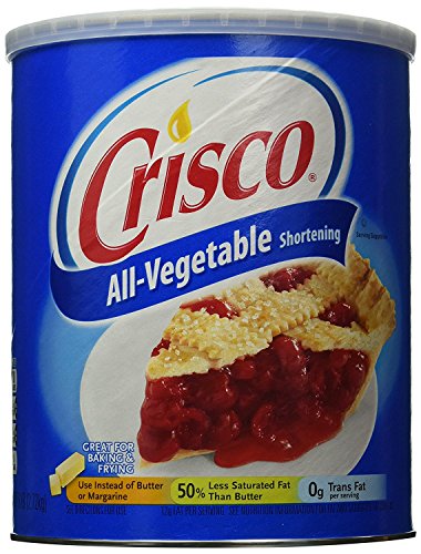 Crisco All Vegetable Shortening, 48 Ounce (Pack of 4)