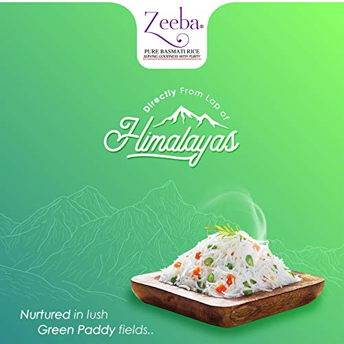Zeeba 1121 Premium Basmati Rice, 10 lbs (4.54 kg)
