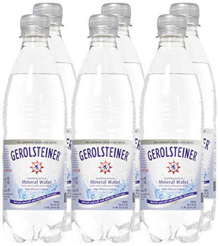 Gerolsteiner, Water Sparkling, 17 Fl Oz, 6 Pack
