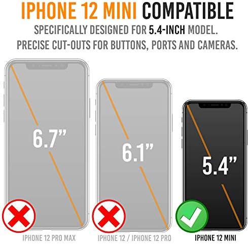 Alpatronix Battery Case for iPhone 12 Mini and iPhone13 Mini (5.4 inch), Slim Portable Protective Extended Charger Cover with Wireless Charging