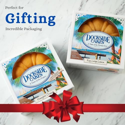 Dockside Market Tropical Mini Sampler Cakes - All natural- Fruit Cakes Combo perfect for Birthday, Gift Basket