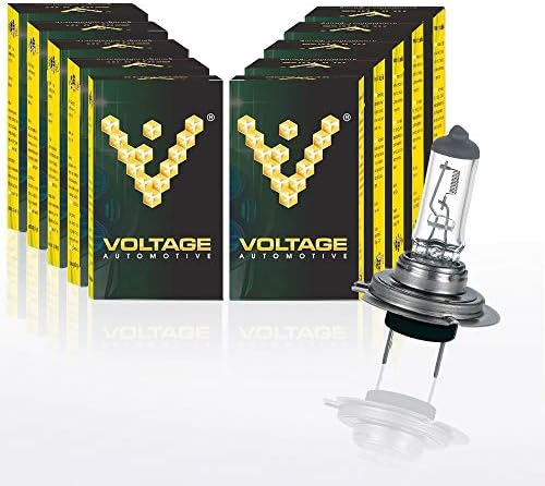 Voltage Automotive H11 Halogen Bulb (10 Pack) - Standard Replacement For High Beam Low Beam Driving Fog Light