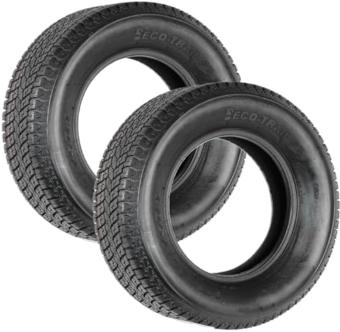 eCustomrim 2-Pack ST215/75D14 14 Inch DEEP TREAD Trailer Tire Load Range C