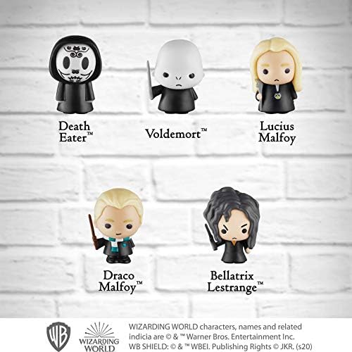 Harry Potter Pencil Toppers, Gifts, Toys, Collectibles – Set of 5 Harry Potter Figures for Writing, Party Decor – Death Eater, Voldemort