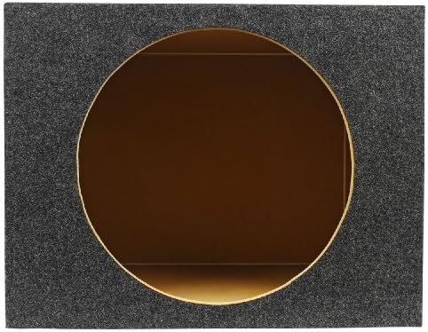 Rockville RSQ15 Single 15" 2.6 cu.ft. Sealed Car Subwoofer Enclosure Box | Made in USA, 3/4" MDF Construction, Gold Terminals, Sub Box, Precision-Cut