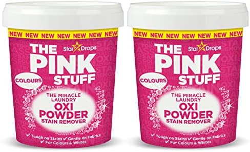 Stardrops The Pink Stuff Miracle Laundry Oxi Powder Stain Remover for Colours, 35.2 Oz