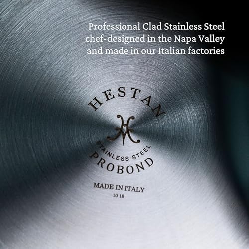 Hestan - ProBond Collection - Professional Clad Stainless Steel Stock Pot, Induction Cooktop Compatible, 8 Quart