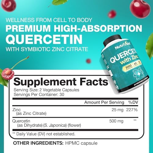 Nutrivein Zinc Picolinate 100 mg Supplement - 120 Capsules, High Absorption