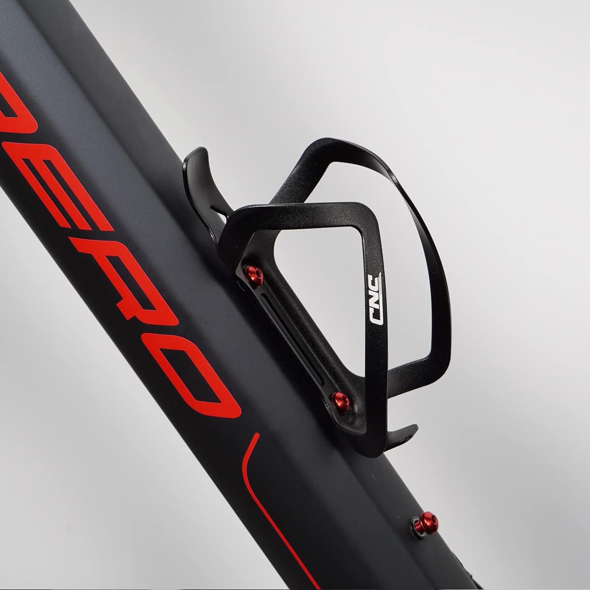 CNC Bike Water Bottle Holder，2-Pack Bike Bottle Cage for MTB Road Bike，Black
