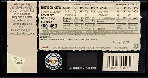 Chocolove, Bar Chocolate Dark Strong 70%, 3.2 Ounce